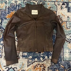 Illia Brown Genuine Leather Jacket